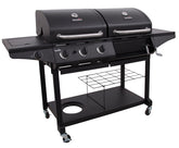 Char-Broil 463714514 Charcoal and Gas Combo Grill, 30,000 Btu BTU, 4 -Burner, 780 sq-in Primary Cooking Surface